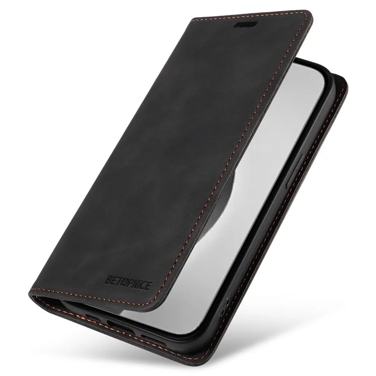 BETOPNICE 003 For iPhone 16 Pro Max Case Wallet Leather Phone Cover Magnetic Closing