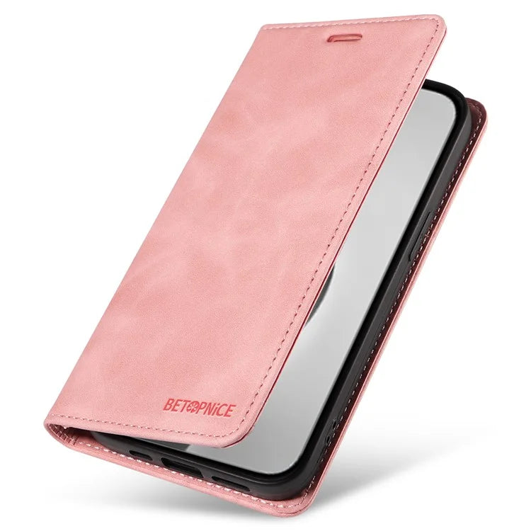 BETOPNICE 003 For iPhone 16 Pro Max Case Wallet Leather Phone Cover Magnetic Closing