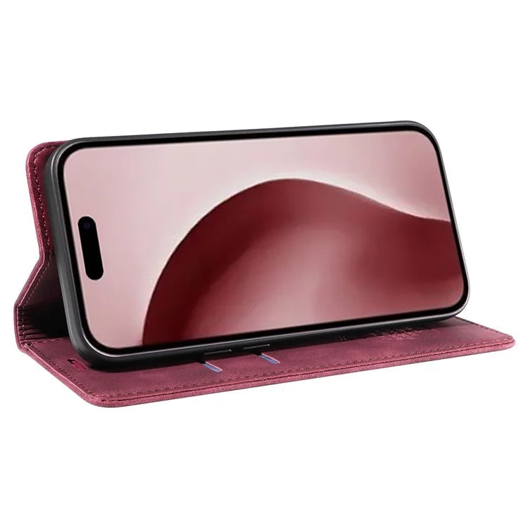 BETOPNICE 003 For iPhone 16 Pro Case Wallet Strong Magnetic Leather Phone Cover