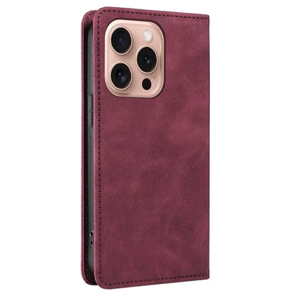 BETOPNICE 003 For iPhone 16 Pro Case Wallet Strong Magnetic Leather Phone Cover