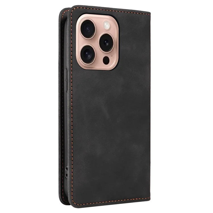 BETOPNICE 003 For iPhone 16 Pro Case Wallet Strong Magnetic Leather Phone Cover