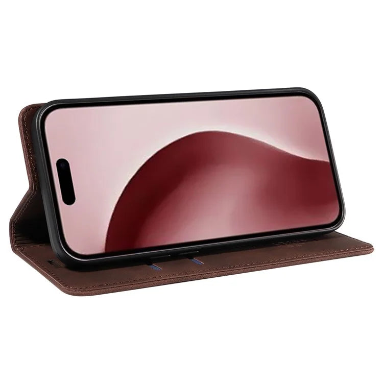 BETOPNICE 003 For iPhone 16 Pro Case Wallet Strong Magnetic Leather Phone Cover
