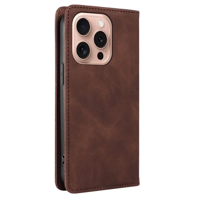 BETOPNICE 003 For iPhone 16 Pro Case Wallet Strong Magnetic Leather Phone Cover
