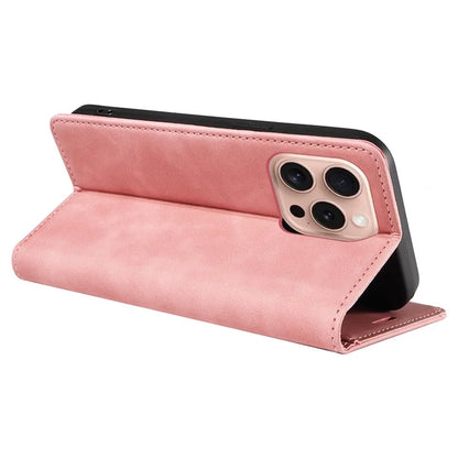 BETOPNICE 003 For iPhone 16 Pro Case Wallet Strong Magnetic Leather Phone Cover