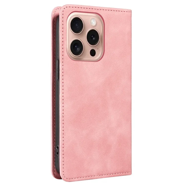 BETOPNICE 003 For iPhone 16 Pro Case Wallet Strong Magnetic Leather Phone Cover