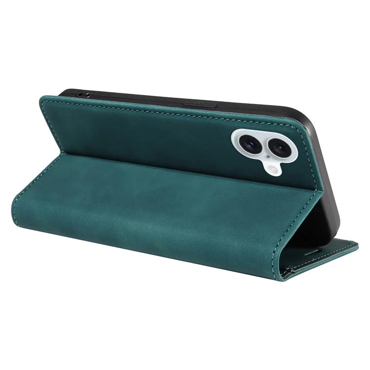 BETOPNICE 003 For iPhone 16 Plus Case RFID Blocking PU Leather Phone Cover