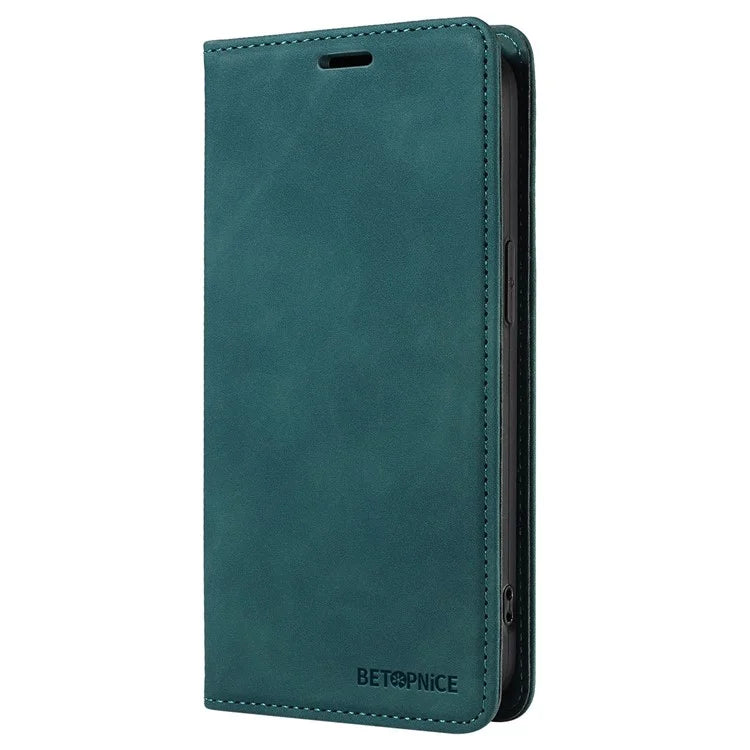 BETOPNICE 003 For iPhone 16 Plus Case RFID Blocking PU Leather Phone Cover