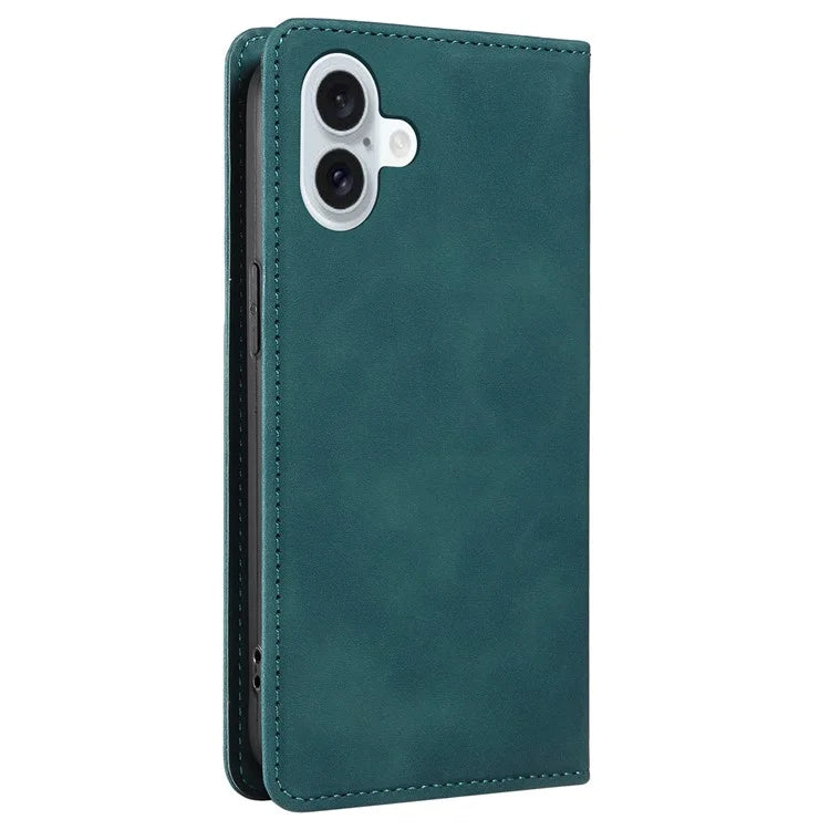 BETOPNICE 003 For iPhone 16 Plus Case RFID Blocking PU Leather Phone Cover