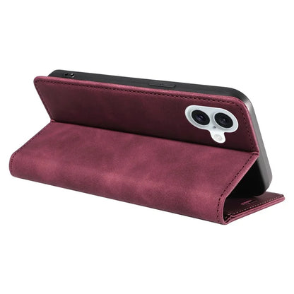 BETOPNICE 003 For iPhone 16 Plus Case RFID Blocking PU Leather Phone Cover