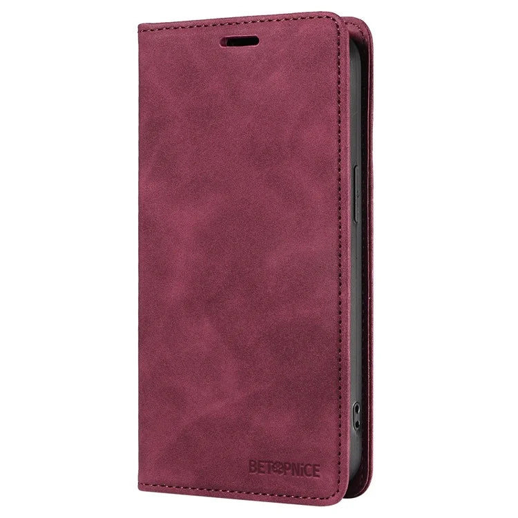 BETOPNICE 003 For iPhone 16 Plus Case RFID Blocking PU Leather Phone Cover