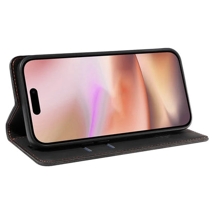 BETOPNICE 003 For iPhone 16 Plus Case RFID Blocking PU Leather Phone Cover