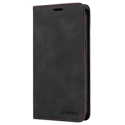 BETOPNICE 003 For iPhone 16 Plus Case RFID Blocking PU Leather Phone Cover