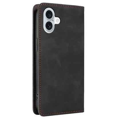 BETOPNICE 003 For iPhone 16 Plus Case RFID Blocking PU Leather Phone Cover