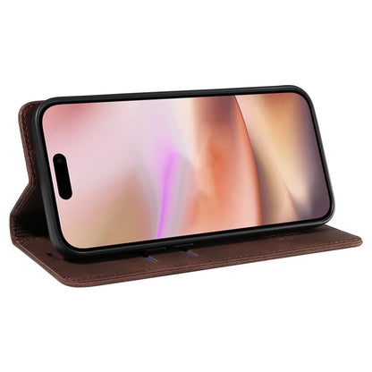 BETOPNICE 003 For iPhone 16 Plus Case RFID Blocking PU Leather Phone Cover