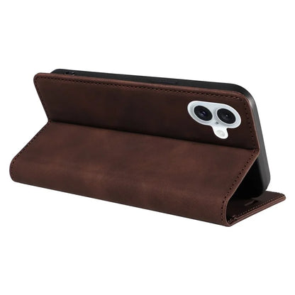 BETOPNICE 003 For iPhone 16 Plus Case RFID Blocking PU Leather Phone Cover