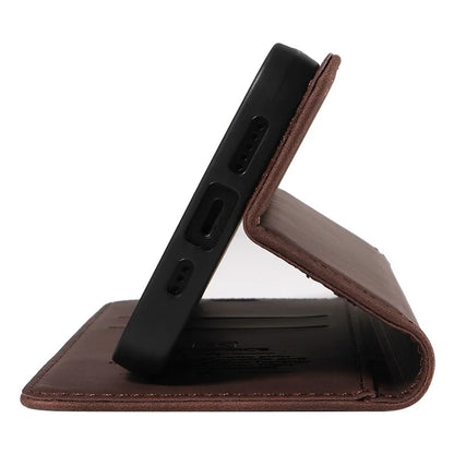 BETOPNICE 003 For iPhone 16 Plus Case RFID Blocking PU Leather Phone Cover