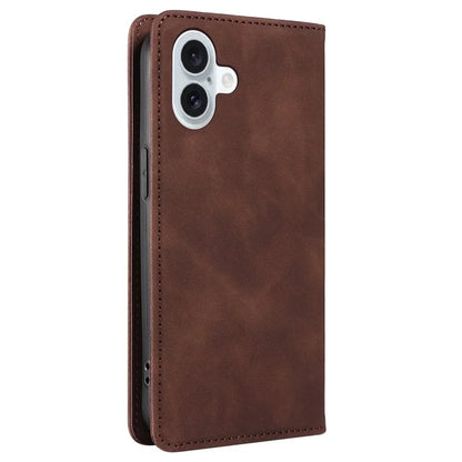 BETOPNICE 003 For iPhone 16 Plus Case RFID Blocking PU Leather Phone Cover