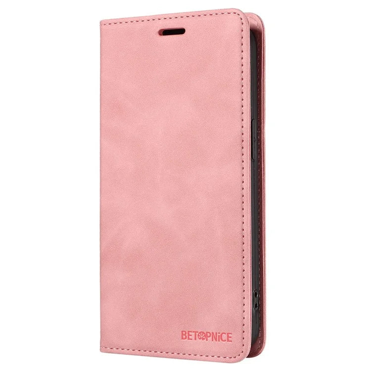 BETOPNICE 003 For iPhone 16 Plus Case RFID Blocking PU Leather Phone Cover