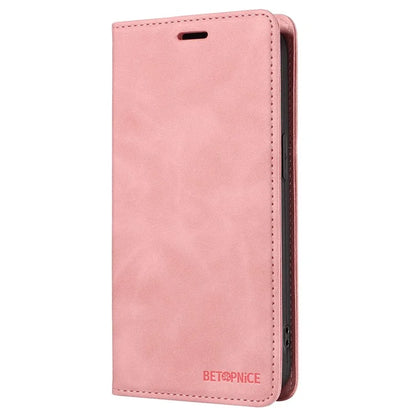 BETOPNICE 003 For iPhone 16 Plus Case RFID Blocking PU Leather Phone Cover