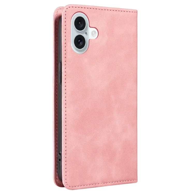 BETOPNICE 003 For iPhone 16 Plus Case RFID Blocking PU Leather Phone Cover