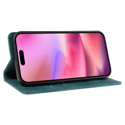 BETOPNICE 003 For iPhone 16 Leather Case Wallet Stand Protective Phone Cover