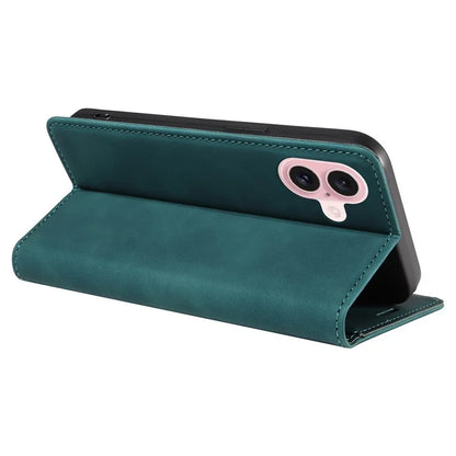BETOPNICE 003 For iPhone 16 Leather Case Wallet Stand Protective Phone Cover