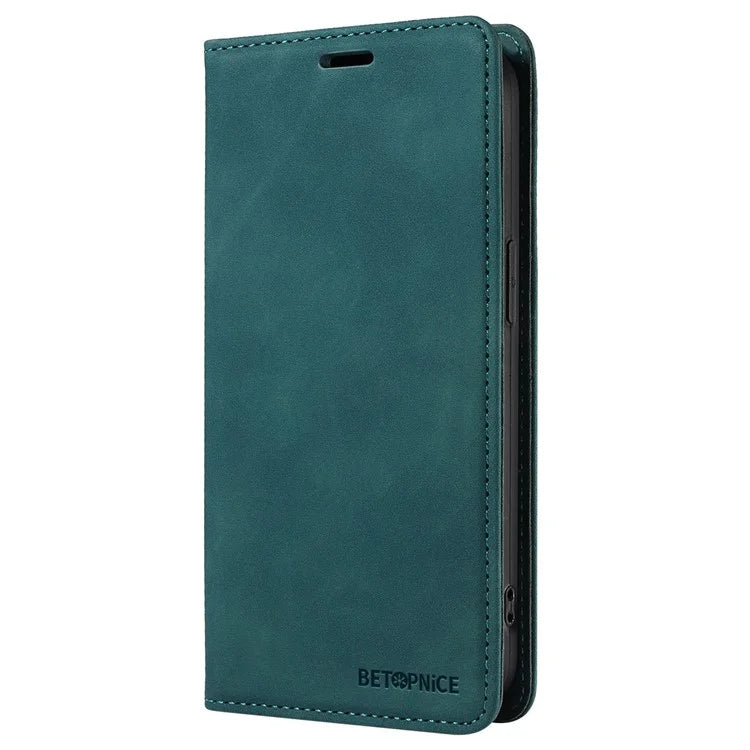 BETOPNICE 003 For iPhone 16 Leather Case Wallet Stand Protective Phone Cover