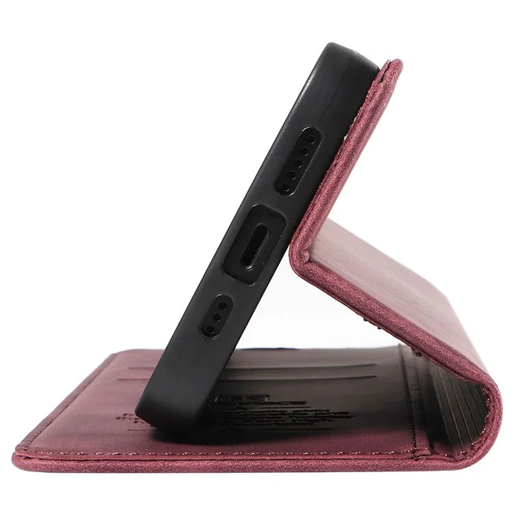 BETOPNICE 003 For iPhone 16 Leather Case Wallet Stand Protective Phone Cover