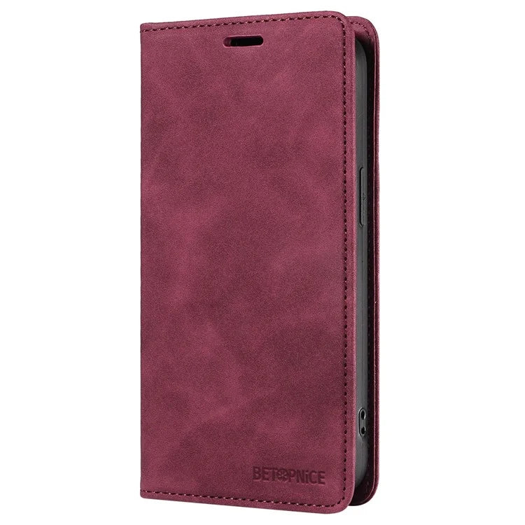 BETOPNICE 003 For iPhone 16 Leather Case Wallet Stand Protective Phone Cover