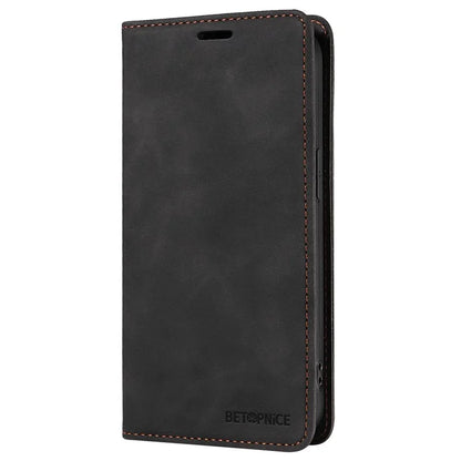 BETOPNICE 003 For iPhone 16 Leather Case Wallet Stand Protective Phone Cover
