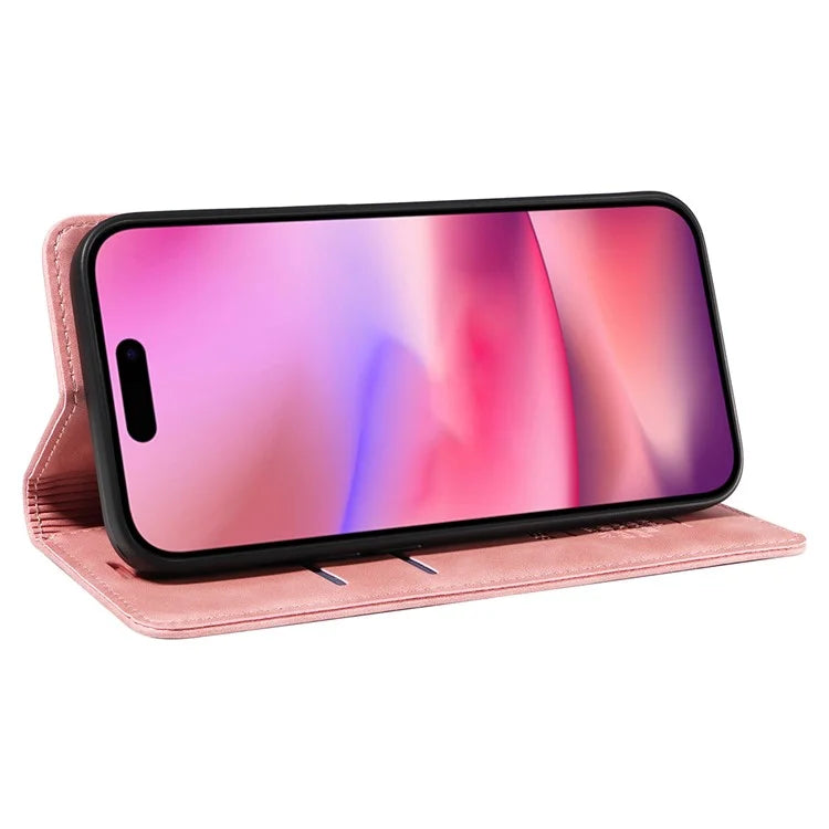 BETOPNICE 003 For iPhone 16 Leather Case Wallet Stand Protective Phone Cover