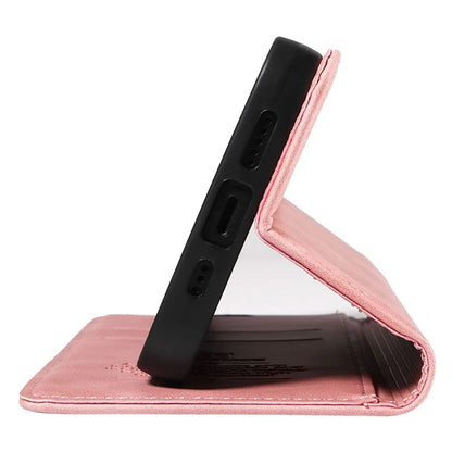BETOPNICE 003 For iPhone 16 Leather Case Wallet Stand Protective Phone Cover