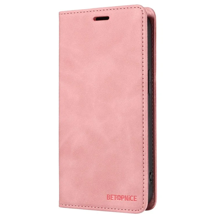 BETOPNICE 003 For iPhone 16 Leather Case Wallet Stand Protective Phone Cover