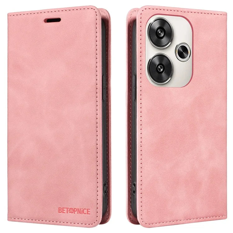 BETOPNICE 003 For Xiaomi Redmi Turbo 3 5G / Poco F6 5G Case RFID Blocking Leather Phone Cover