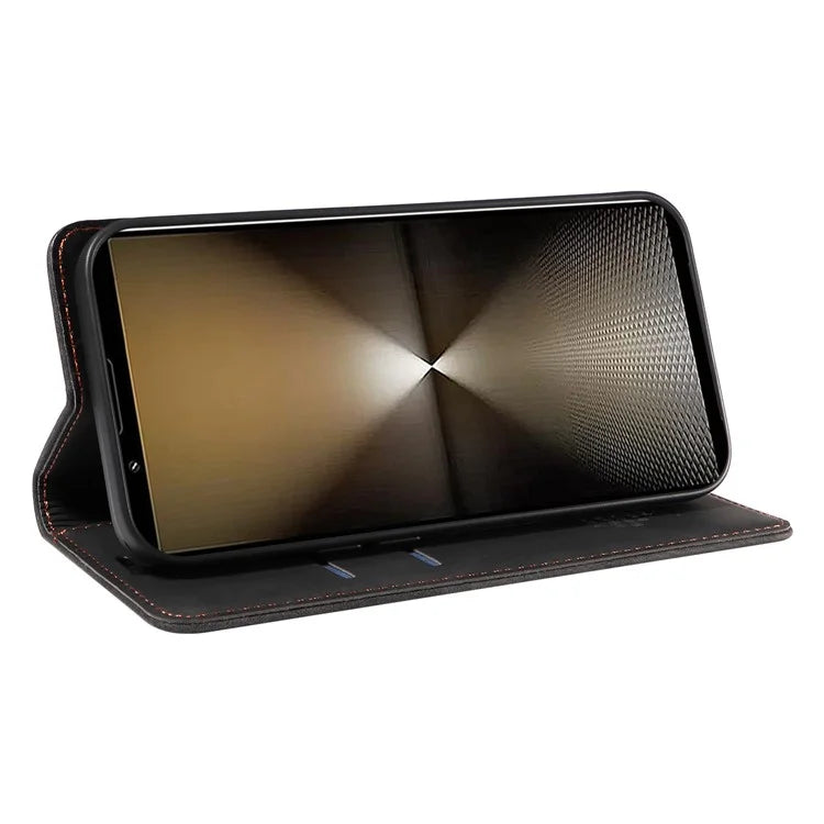 BETOPNICE 003 For Sony Xperia 1 VI Case RFID Blocking Leather Phone Cover Strong Magnetic