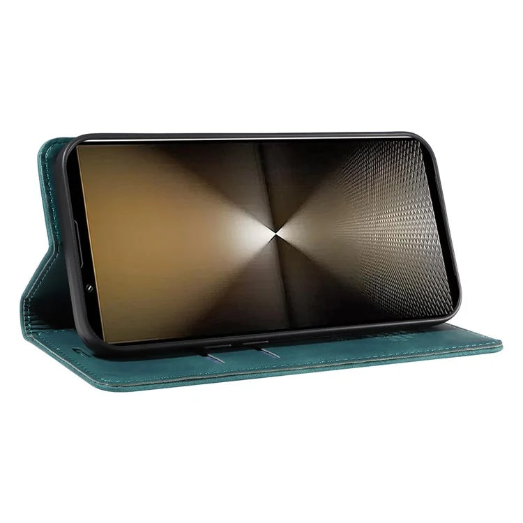 BETOPNICE 003 For Sony Xperia 1 VI Case RFID Blocking Leather Phone Cover Strong Magnetic