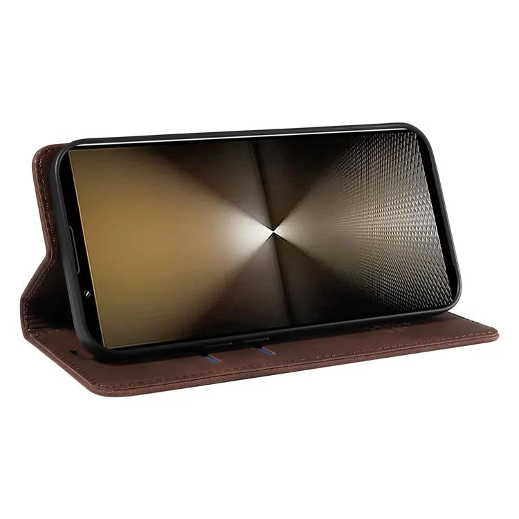 BETOPNICE 003 For Sony Xperia 1 VI Case RFID Blocking Leather Phone Cover Strong Magnetic