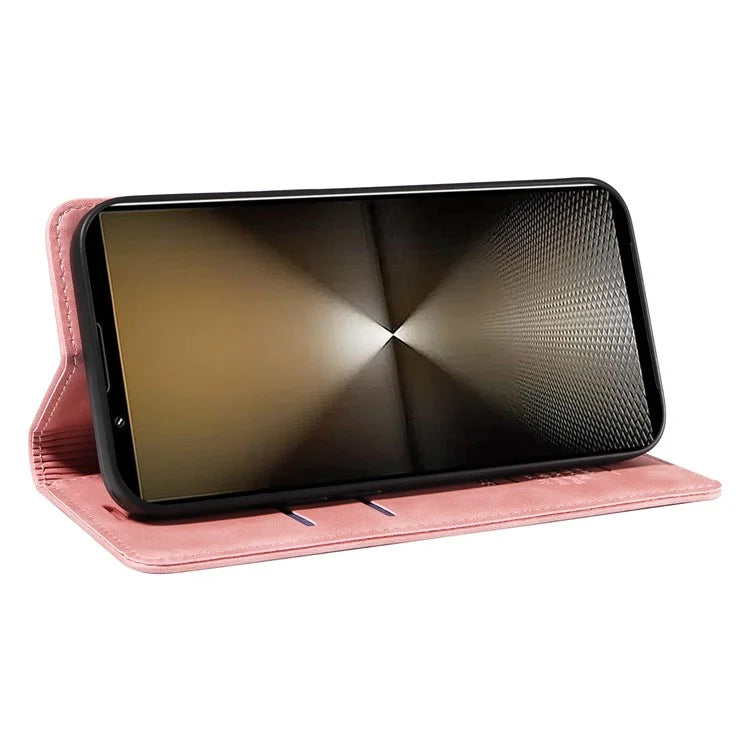 BETOPNICE 003 For Sony Xperia 1 VI Case RFID Blocking Leather Phone Cover Strong Magnetic