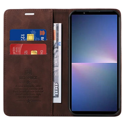 BETOPNICE 003 For Sony Xperia 5 V Case RFID Blocking Leather Phone Cover