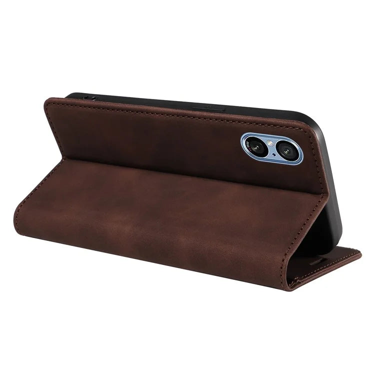 BETOPNICE 003 For Sony Xperia 5 V Case RFID Blocking Leather Phone Cover