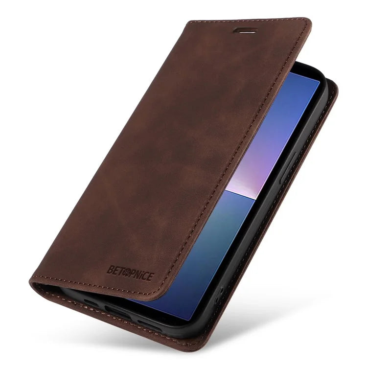 BETOPNICE 003 For Sony Xperia 5 V Case RFID Blocking Leather Phone Cover