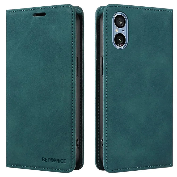 BETOPNICE 003 For Sony Xperia 5 V Case RFID Blocking Leather Phone Cover