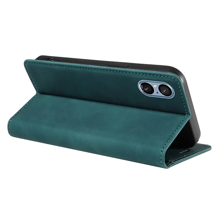 BETOPNICE 003 For Sony Xperia 5 V Case RFID Blocking Leather Phone Cover