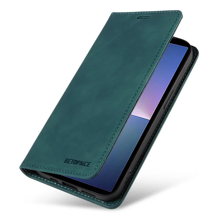 BETOPNICE 003 For Sony Xperia 5 V Case RFID Blocking Leather Phone Cover