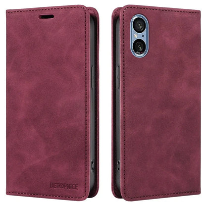 BETOPNICE 003 For Sony Xperia 5 V Case RFID Blocking Leather Phone Cover