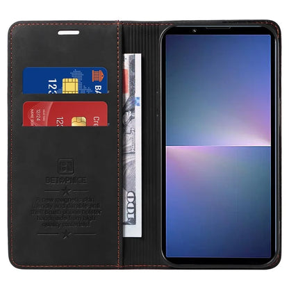 BETOPNICE 003 For Sony Xperia 5 V Case RFID Blocking Leather Phone Cover