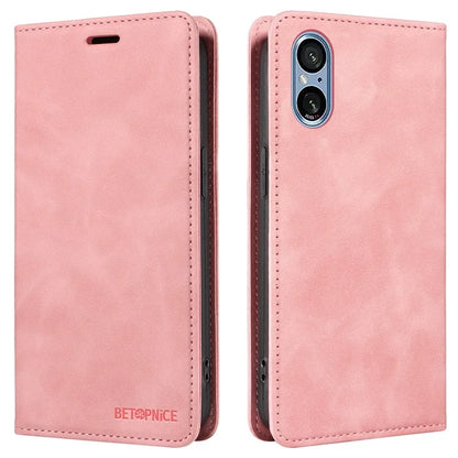 BETOPNICE 003 For Sony Xperia 5 V Case RFID Blocking Leather Phone Cover