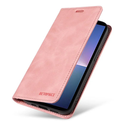 BETOPNICE 003 For Sony Xperia 5 V Case RFID Blocking Leather Phone Cover
