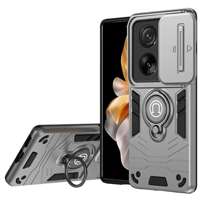 For Xiaomi 13T / 13T Pro Case PC+TPU Kickstand Phone Cover Magnetic Car Mount