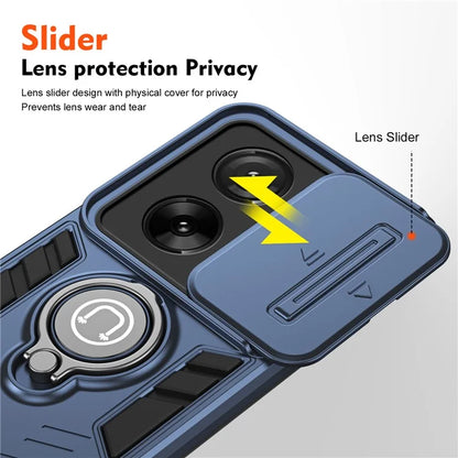 For Xiaomi 13T / 13T Pro Case PC+TPU Kickstand Phone Cover Magnetic Car Mount